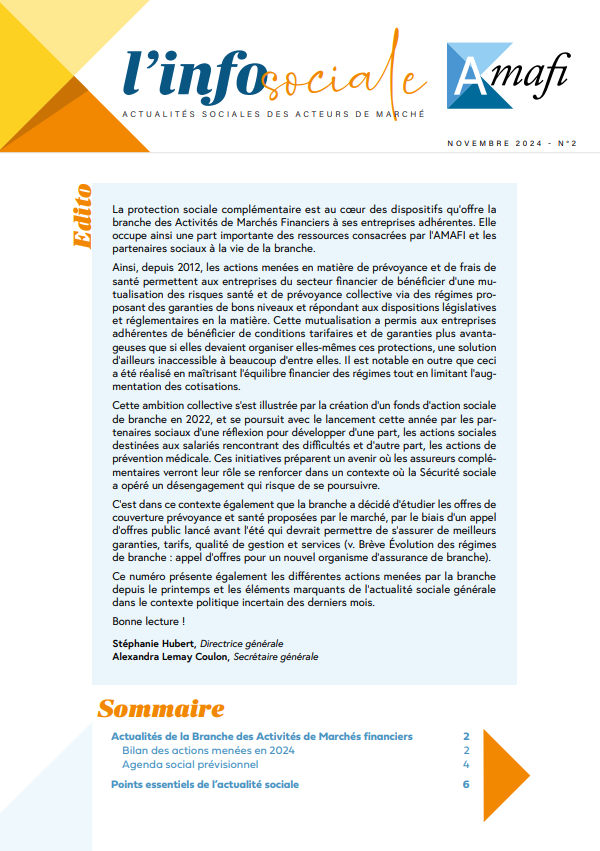 L'Info Sociale Archive - AMAFI